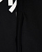 Черное платье с лого на рукавах  | Фото 4