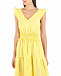 Желтое приталенное платье 120% Lino | Фото 6