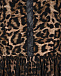 Леопардовое платье с кружевной отделкой  | Фото 6