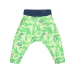 Зеленые спортивные брюки с принтом &quot;крокодилы&quot; Sanetta Kidswear | Фото 1