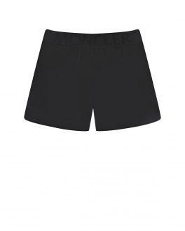 Черные шорты с лого на поясе Moncler Черный, арт. 2B00002 5963A 999 | Фото 1