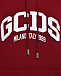 Толстовка-худи с лого, бордовая GCDS | Фото 7