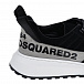 Черные кроссовки с серой вставкой Dsquared2 | Фото 6