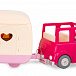 Машина с чемоданом, розовый Lil Woodzeez | Фото 8