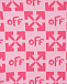Розовый кардиган со сплошным лого Off-White | Фото 3
