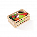 Набор фруктов и овощей с дуршлагом и деревянным ножом в ящике Janod | Фото 3