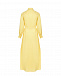 Светло-желтое платье с накладными карманами Forte dei Marmi Couture | Фото 5