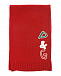 Красный шарф с логотипом Dolce&Gabbana | Фото 2