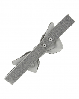 Серый галстук-бабочка Brunello Cucinelli Серый, арт. BT226W801B C272 | Фото 2