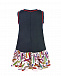 Платье с принтом на юбке Dolce&Gabbana | Фото 3