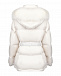 Куртка молочного цвета с меховой отделкой Yves Salomon | Фото 5