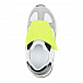Серые кроссовки с липучкой-логотипом Emporio Armani | Фото 4