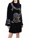 Бархатное платье в восточном стиле с декором &quot;дракон&quot; Parosh | Фото 8