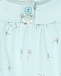 Голубая ночная рубашка с цветочным принтом Sanetta | Фото 3