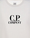 Белый свитшот с черным логотипом CP Company | Фото 3
