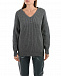 Серый свитер с контрастными вставками MRZ | Фото 7