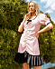 Розовое платье с черным воланом Masterpeace | Фото 2