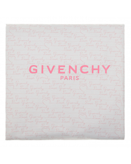 Одеяло с розовым логотипом, 75x81 см Givenchy Розовый, арт. H90081 45S | Фото 1