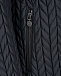 Куртка с фигурной простежкой, черная Naumi | Фото 3