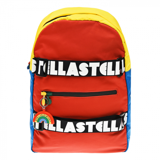 Рюкзак в стиле color block, 24x26x11 см Stella McCartney | Фото 1