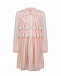 Розовое платье с воротником-стойкой Aletta | Фото 2