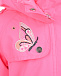 Ярко-розовый плащ с серебристыми вставками Poivre Blanc | Фото 3