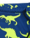 Синие плавки с принтом &quot;динозавры&quot; Saint Barth | Фото 3