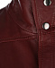 Бордовая куртка-трансформер из натуральной кожи ROHE | Фото 16