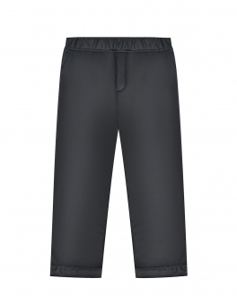 Утепленные черные болониевые брюки Aletta Черный, арт. AM220758I-30 102 | Фото 1