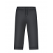 Утепленные черные болониевые брюки Aletta | Фото 1