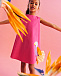 Платье цвета фуксии с аппликацией &quot;попугай&quot; IL Gufo | Фото 2