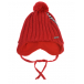 Красная шерстяная шапка с декором &quot;звездочки&quot; Il Trenino | Фото 1
