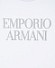 Футболка с серебристым логотипом Emporio Armani | Фото 3