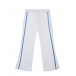 Белые спортивные брюки с синими лампасами Genny | Фото 1