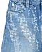 Широкие джинсы в пайетках Emporio Armani | Фото 4
