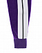 Фиолетовая спортивная куртка с белыми лампасами  | Фото 4