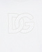 Белая футболка с вышитым лого Dolce&Gabbana | Фото 3