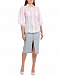 Розовая джинсовая рубашка с перфорацией Forte dei Marmi Couture | Фото 4
