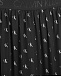 Черная плиссированная юбка с логотипом Calvin Klein | Фото 3