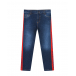 Синие джинсы с красными лампасами Dolce&Gabbana | Фото 1