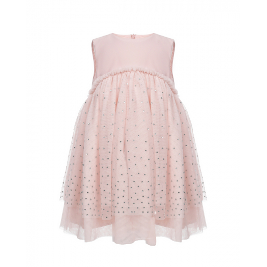 Розовое платье со стразами Stella McCartney | Фото 1