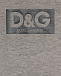 Серая футболка с лого Dolce&Gabbana | Фото 3