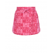 Розовая юбка с логотипом Moschino | Фото 1