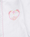 Белый комбинезон с вышивкой &quot;сердце&quot; Lyda Baby | Фото 3
