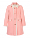 Розовое пальто с отделкой GUCCI | Фото 1