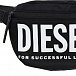 Черная сумка-пояс с логотипом Diesel | Фото 4
