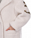 Пальто молочного цвета с надписью The Forte Forte dei Marmi Couture | Фото 8