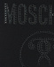 Черная футболка с логотипом из стразов в тон Moschino | Фото 3