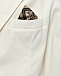 Однобортный льняной пиджак, белый Emanuel Pris | Фото 3