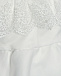 Платье с кружевной рюшей, белое Baby A | Фото 3